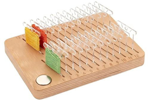 Contenitore per fili da ricamo, 24 scomparti, design magnetico, per lavori manuali, bobine di filati
