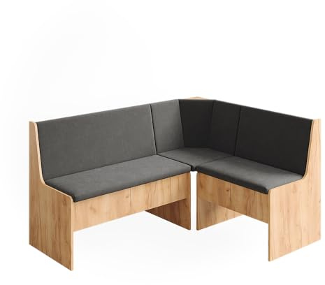 Vicco Banco de Comedor Ramon, Roble Dorado, 150 x 51 cm con Espacio de Almacenamiento, con Espacio de Almacenamiento Debajo del Asiento para Espacio Adicional