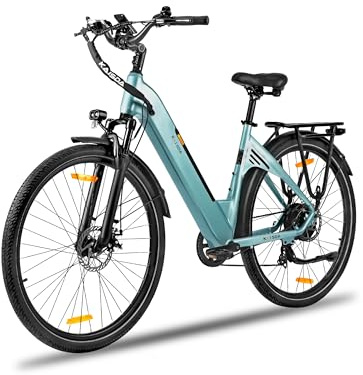 KAISDA E-Bike Damen 28/26 Zoll,Elektrofahrräder City E-Bike Herren Damen mit 36V 20Ah Akku, bis 80 km, 250W Motor, 7-Gang, LCD-Display