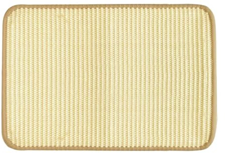 Rabits Scratching Pad - Anti-Slip Bottengrepp, Snuffle Matning Aktivitetsfilt, Bur Vila Bitande Sovbo Box, Torkat örthalm Vävvävsduk| Gnagarmatta för harar och guineas