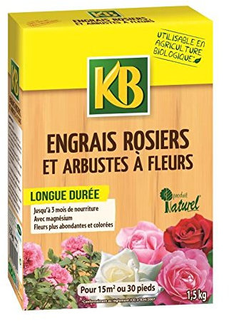 KB UAB Engrais rosiers bio - 1,5 kg