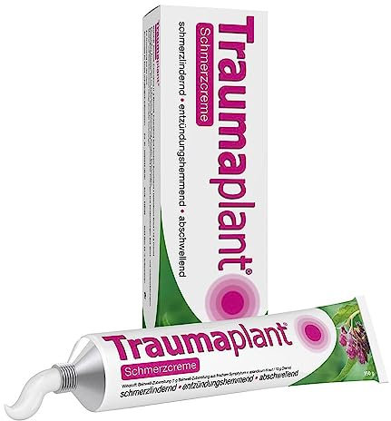 Traumaplant Schmerzcreme 150 g spezieller Beinwell-Extrakt bei Prellungen & Verstauchungen (bei Sport- und Unfallverletzungen), Muskel- und Gelenkschmerzen infolge stumpfer Verletzungen