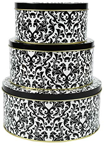 Black Duck Brand Set of 3 Nesting Tins! Perfect for Storing Cookies, Craft Supplies, Children's Toys, etc.