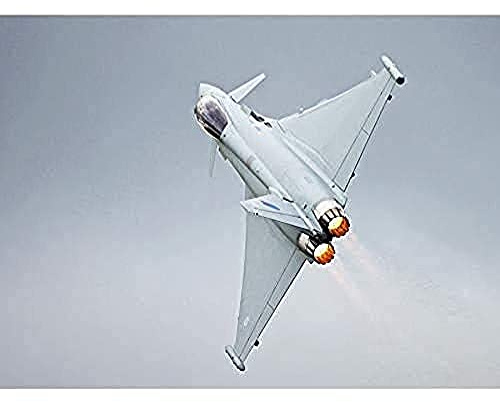 Gronemann Militare UK RAF Eurofighter Typhoon Stampa artistica su tela Premium Wall Decor Poster murale