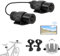 VSYSTO HD 1080P Motorrad Fahrrad Helm Kameras, Outdoor Portable WiFi Front und Rear Kamera Nachtsicht wasserdichte Action Cam DVR, Loop Recording, G-Sensor (Black-D5M)