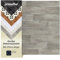 Primaflor PVC Bodenbelag Meterware - TURIN, Eiche grau 619M, 2,00m x 3,50m, Vinyl-Boden in Holzoptik für Küche, Wohn- und Badezimmer, Hochwertige Auslegware, Anti-Rutsch Oberfläche