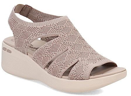 Skechers Damen Pier-lite-Memory Maker Keilsandale, braun, 38 EU