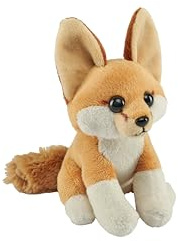 Wild Republic Pocketkins Eco Fennekfuchs, Plüschtier, 12 cm, Plüschspielzeug, Hergestellt aus recycelten Materialien, Umweltfreundlich, Fennek