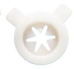 Düse for Eismaschine, Eiscreme-Kappe, 1 Stück, verschiedene ausgefallene Düsenmodellierungsdeckel, Ersatzteile, Formkappen for Softeismaschinen, Beschläge, Ersatz, 37 mm Innendurchmesser(Style 1)