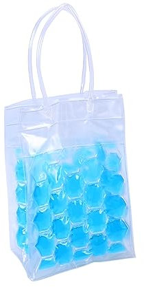 Alipis Insulated Wine Bottle Chill Cooler Bag Bottle Ice Bag Carrying Handle for Garden Parties Bbqs Picnics
