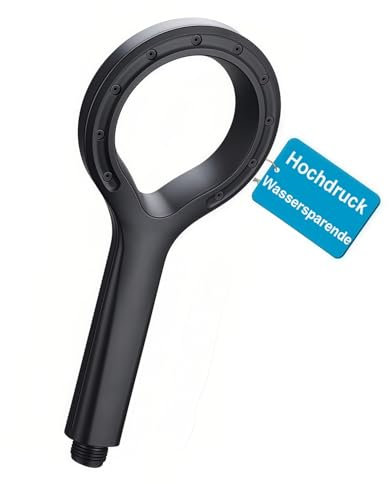 Duschkopf mit Hochdruck und Wassersparen Design, Wassersparender(60%) Hochdruck(220%) Handbrause mit Mist Spray Einzigartiger sternringförmiger