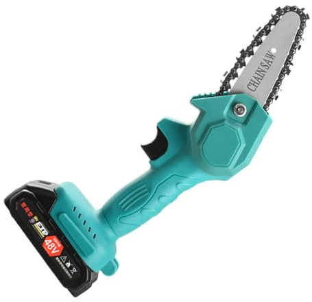 SEWOART Eléctrica Recargable Mini Motosierra Sola Mano Para Motosierra Eléctrica Para Jardín Enchufe Ue