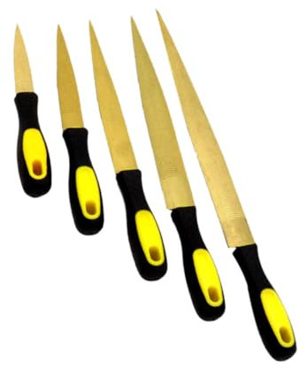 DIYEAH Juego De 5 Limas Para Carpintería Herramientas De Carpintero Lima De Acero Para Tallar Madera Escofina De Madera