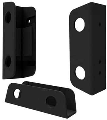 MotiveTech Wall & Under Desk Laptop Mount Holder Heavy Duty with Anti Scratch Pads Home Office Simple to Install Support Stand Bracket, Black