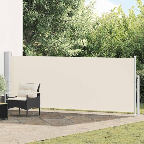Genérico Toldo Lateral retráctil de jardín Color Crema 140x500 cm,Casa y jardín,Jardín,Artículos de Exterior,Sombrillas,48395