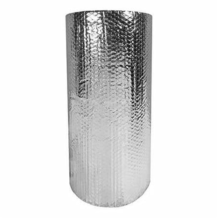 Imballaggi Point - Isolante Termico efficace a Bolle 50 cm x 10 m,Pluriball con Film Alluminio Riflettente, Rotolo Termoriflettente per Pareti, Finestre, Porte, Pavimenti, Tetti, Cappotto - Set da 3