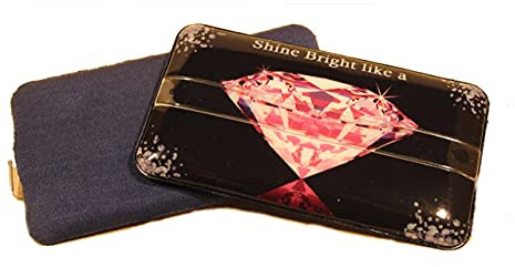 Diamond Mini Mikrofaser-Display-Reiniger für Laptop, Tablet, iPad, Handy, MacBook, Kindle, TV, iPhone, Computer, antistatisch, mit Schlaufe, umweltfreundliche Alternative zu Bildschirmtüchern