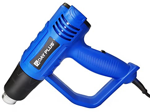 Pistola de aire caliente 2000 W dos ajustes de temperatura pistola de calor eléctrica 2000 W secador de soldadura contractor decapante 4 boquillas
