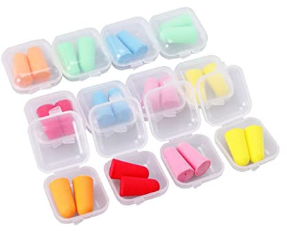 STOBOK Soundproof Earplugs 6 Boxes Noise canceling Ear Plug Noise canceling Buds Study Plugs Environmental Plugs Noise Cancelling Buds Sponge Plugs Snoring