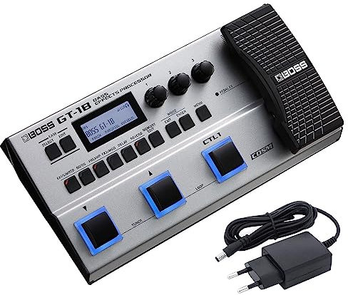 Boss GT-1B mobiles Multi-Effektgerät für Bass + keepdrum Netzteil