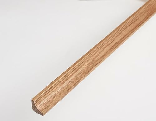 Solid Oak Scotia Beading Trim Moulding 19mm x 19mm For Wood & Laminate Flooring 1.10m Long x10 (Golden Oak)