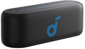 soundcore by Anker Select 2S Bluetooth Speaker with 20W Stereo Sound, BassUp, Custom EQ, Wireless Stereo Pairing, IPX7 Waterproof and 16H Playtime, Portable Speaker for Home, Hiking and Outdoors
