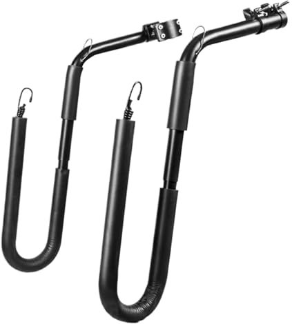 Fahrrad-Surfbrett-Halterung, Surfbrett-Halterung für Radfahren, einfache Installation und Entfernung, sicheres Fahren, Surfbrett-Racks für Shortboard- und Longboard-Surfbretter