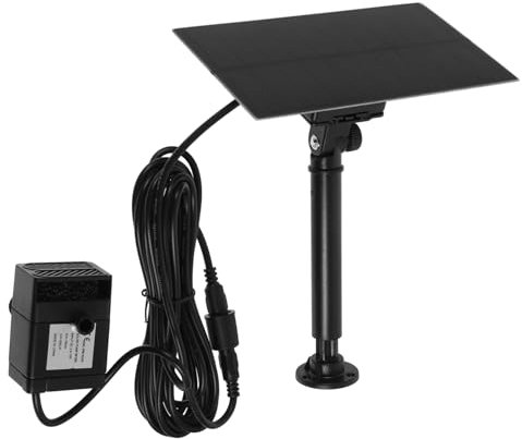Happyyami 1.5w Solarbetriebene Brunnenpumpe Für Garten Und Teich Wasserspiel Mit Erdspieß Für Vogelbäder Und Kleine Wasserlandschaften Installieren Und