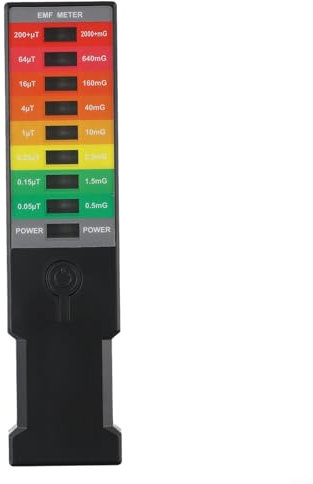 Contatore portatile di EMF del contatore di Geiger, rivelatore del dosimetro di radiazione, indicatore luminoso 9 LED
