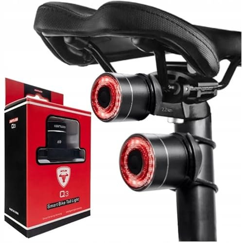 2025 Nuovo - Luce Posteriore LED per Bicicletta - Luci Posteriori led intelligenti - Luce Bici Super Luminosa - USB Ricaricabile - 4 Modalità - Fanale Posteriore Bicic Mtb - Sensore Notturno/Frenata