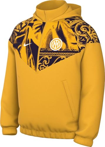 Nike Inter Milan Anorak Inter Milano Windrunner Third fotboll anorak (män), universitetsguld/vit, FZ8576-739, S