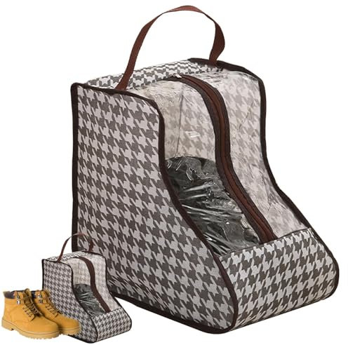 Stiefeltasche für Reisen – hohe Stiefel-Organizer, tragbare Tasche für Stiefel, Reiseschuhbehälter, praktische Stiefeltasche für Schuhaufbewahrung und Transport von Schuhen, Shorts-Stil, Se référer au