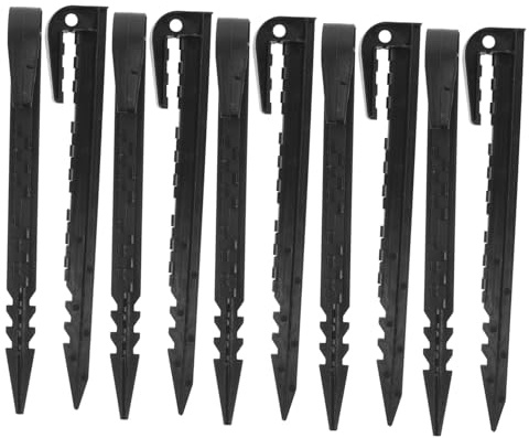 YARNOW 20stücke Zeltheringe Aus Kunststoff Bodennägel Für Camping Outdoor-aktivitäten Einfache Installation Mit Hammer Sicherer Halt Für Zelte Und Gärten Und Vielseitig Einsetzbar