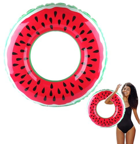 Tauchringe für Kinder, Darryy Schwimmring Kinder ab 2 3-6 Jahre, Erwachsene, Wassermelone Schwimmreifen, Schwimmring Kind, Groß, Klein, Sommer, Strand, Schwimmparty (Wassermelone, 9#)