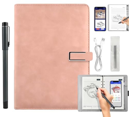 Ai-Powered - Juego de escritura inteligente, cuaderno digital inteligente Ai con bolígrafo, cuaderno electrónico inteligente, bolígrafo digital, sincronización en tiempo real, digitalización para iOS