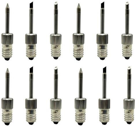 Remingtape 4X USB-LöTkolbenkopf E10-Schnittstelle LöTkolben LöTkolbenkopf LöTkolbenkopf mit Gewinde (Spitz)