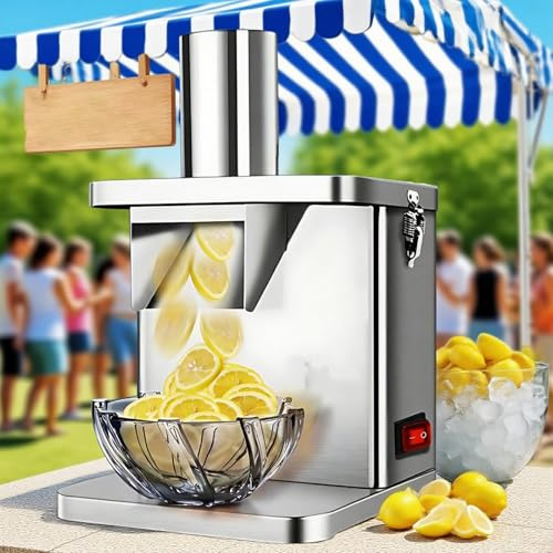 WEICNE Cubettatrice Elettrica 250w, Cubettatrice Elettrica per Verdure, Affettatrice Professionale con Rete da 6/8/9/12/15 Mm, Tritatutto Automatico per Frutta E Verdura in Acciaio Inox Standard