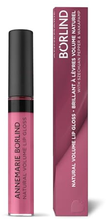 ANNEMARIE BÖRLIND NATURAL VOLUMEN LIP GLOSS SNUGGLE BERRY (9,5 ml) - Sichtbare Lippenauffüllung, Faltenreduktion & Definition der Lippenkonturen, Vegan