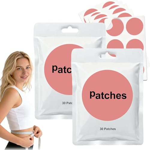 2026 Cerotti Velora Dimagranti, 30 Pezzi Grassi Patch, Velora Patches, Ingredienti Naturali, Adatto a Tutti i Tipi di Pelle, per Uomini e Donne, Applicazione Flessibile a Diverse aree del corpo (6)