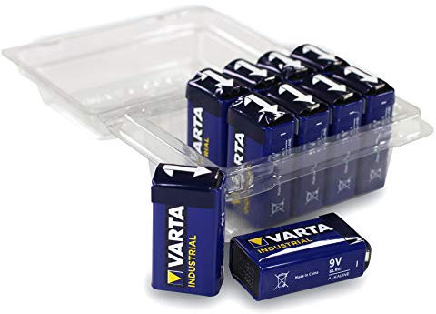 Varta 6LR61 - Lote de Pilas alcalinas (9 V, 12 Unidades)