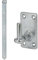 HAUS & DACH Ladenband Set, blau verzinkt inkl. Kloben, Ladenbandlänge: 400 mm, Durchmesser Kloben: 13 mm Verstellbar
