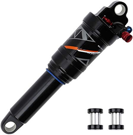 LvTu Fahrrad Luft Hinterer Stoßdämpfer 165/190/200/210 mm Downhill-Federung für XC Soft Tail MTB Mountain Elektro-Rennrad (Color : Manual Lockout, Size : 190mm)
