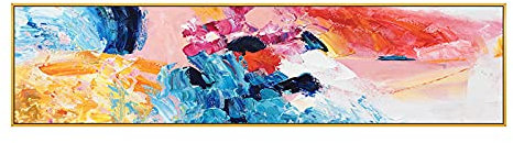 Acrylbilder Auf Leinwand Handgemalt, Bunte Textur Messermalerei Fauvismus Modern Artwork Abstrakte Gemälde Handgemalte Ölgemälde Auf Leinwand Wandkunst Für Wohnzimmer Schlafzimmer Büro Wohnkult