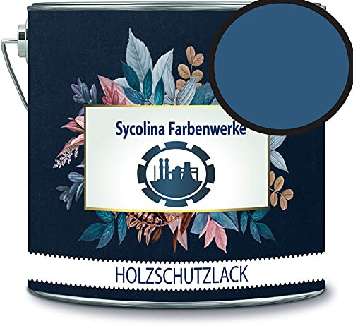 Sycolina - Vernice protettiva per legno, resistente alle intemperie, protezione a lungo termine dalle intemperie, colore di protezione per legno RAL 5009, colore: azzurro