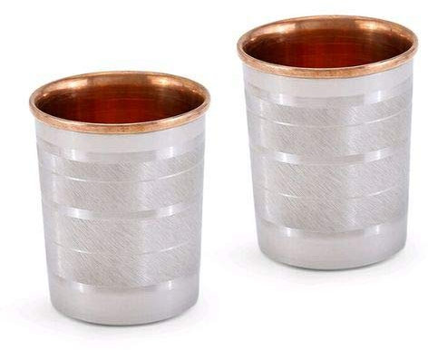 OSNICA Kupfer-Wasserbecher für Heilung, ayurvedisches Produkt, Moscow Mule, Kupferbecher, Fassungsvermögen 350 ml, 4 Stück (Stil 09)