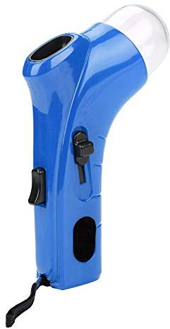 Joyzan Pet Treat Launcher, Dog Food Catapult Puppy Dispenser Launcher Blue | Hand Held Snack Feeder Ejecting Shooter, Shooting Gun Interactive, for Dogs Cats Indoor Outdoor Exercise Training Activity