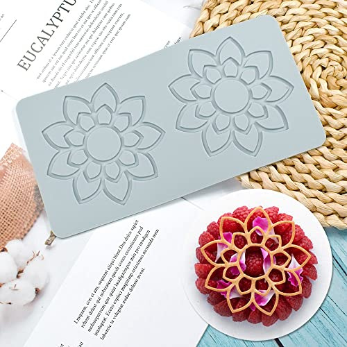 Moule en silicone 3D en forme de feuille creuse pour décoration de gâteaux, chocolat, sucre, bonbons, cupcakes (B_19,2 x 10 x 0,3 cm)