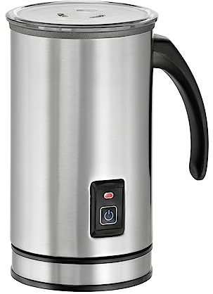 MBH - Espumador de leche profesional INOX para hostelería. Batidora espumadera eléctrica industrial automática de acero inoxidable para bar y restaurante.