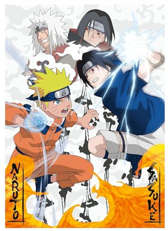 Ravensburger Puzzle 12000627 - Naruto vs. Sasuke - 1000 Teile Puzzle für Erwachsene und Kinder ab 14 Jahren, Anime-Puzzle