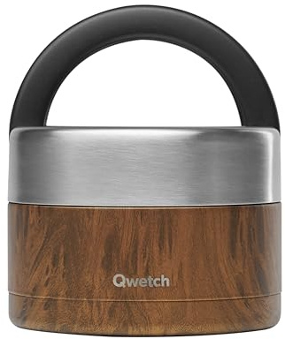 QWETCH - Thermobehälter für Essen mit Griff - 650ml Trinken - Lunchbox Edelstahl Isotherm - 5h Heiß & 7h Kalt - Auslaufsicher & BPA-frei